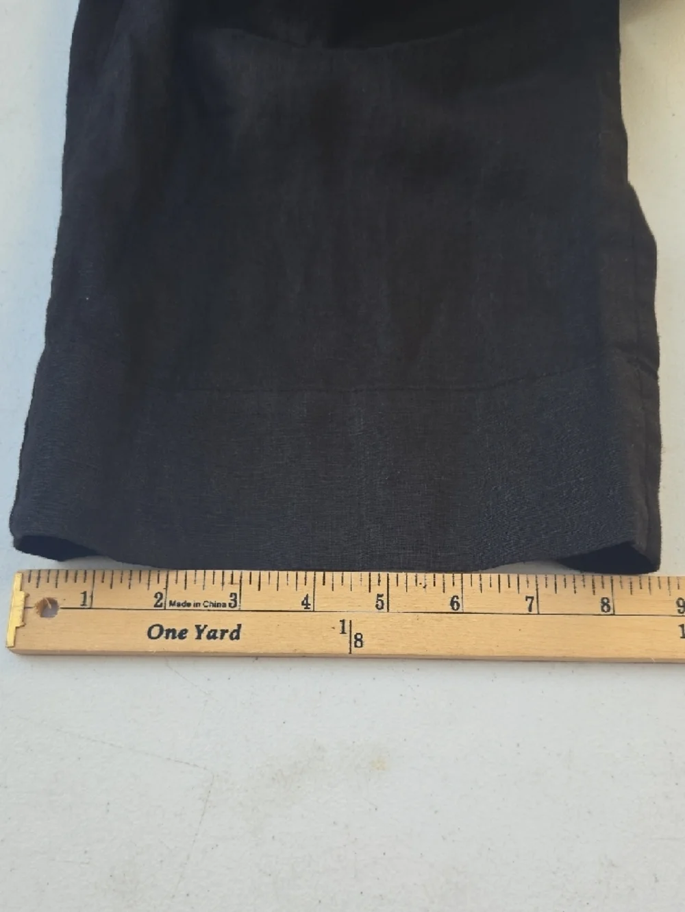 Everlane black 100% linen jumpsuit
